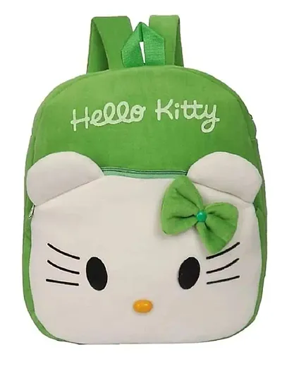 Kids Cartoon Velvet School Bag