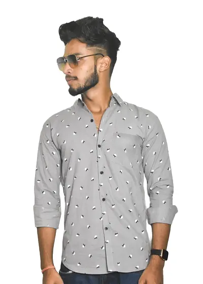 Best Selling Cotton Blend Long Sleeves Casual Shirt 