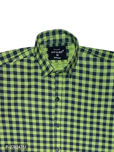 Men's Cotton Checked Full Sleeve Shirt