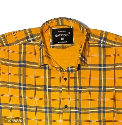 Men's Cotton Checked Full Sleeve Shirt
