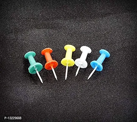SAVISON Thumb Pins, Push Pins, (Box of 100 Pins) Clear Transparent, for Office, Home, School, Shop-thumb4