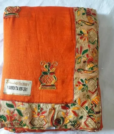 Lycra Self Pattern Sarees with Cotton Running Blouse