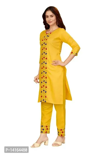 Women Stylish Cotton Straight Kurta-thumb0