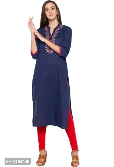 Women Stylish Cotton Straight Kurta