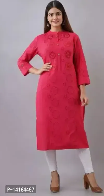 Women Stylish Cotton Straight Kurta