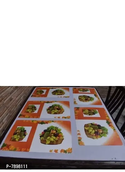 Classic PVC Printed Food Place Mats Pack of 6-thumb0