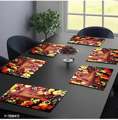 Classic PVC Printed Food Place Mats Pack of 6-thumb3