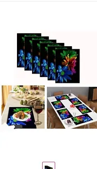 Classic PVC Printed Food Place Mats Pack of 6-thumb3