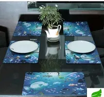Classy PVC Printed Table Place Mats, Pack of 6-thumb2