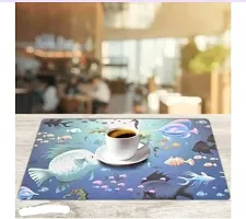 Classy PVC Printed Table Place Mats, Pack of 6-thumb3
