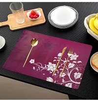 Classy PVC Printed Table Place Mats, Pack of 6-thumb3