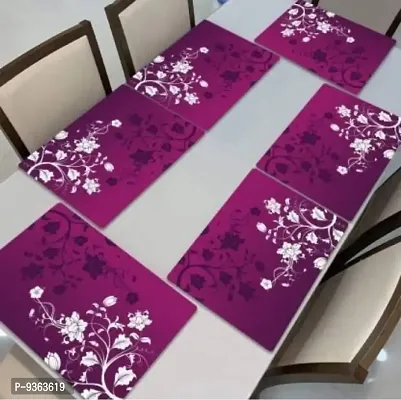 Classy PVC Printed Table Place Mats, Pack of 6-thumb5