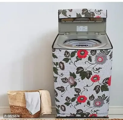 Waterproof  Dustproof Washing Machine Cover Top Load  Fully Automatic set of 1pcs and Suitable for 6 kg, g , (58 x 86.2 kg, 6.5 k9 x 58 cms-thumb0