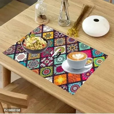 Classic PVC Printed Food Place Mats Pack of 4-thumb2