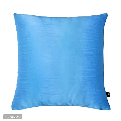 Stylish Blue Silk Blend Printed Cushion Covers