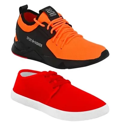Mens Classy Graceful Combo Pack of 2 Sneakers
