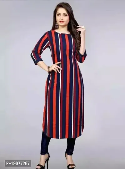 Stylish A-Line Multicoloured Cotton Kurta Bottom Set For Women-thumb0