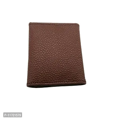 Essart Faux Leather Business Card Holder ID/Visiting Credit/Debit Card Holder Case Card Credit Card Holder for Men Women Card Holder Cum Pocket Wallet ? CH-783-Tan-thumb2