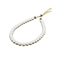 White Pearl Choker Necklace with Adjustable Thread For Women & Girls-thumb3