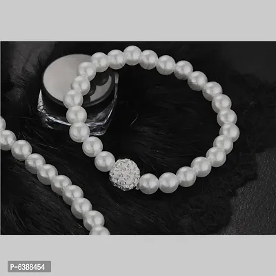 Trendy Attractive Pearl Jewellery Set for Women-thumb3