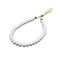 Round Shape Pearls Choker Necklace With Adjustable Dori for Women and Girls (White).-thumb2