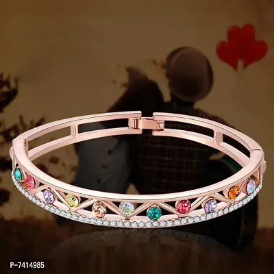 Multicolour charm Open Kada Bracelet for Women  Girls.-thumb3