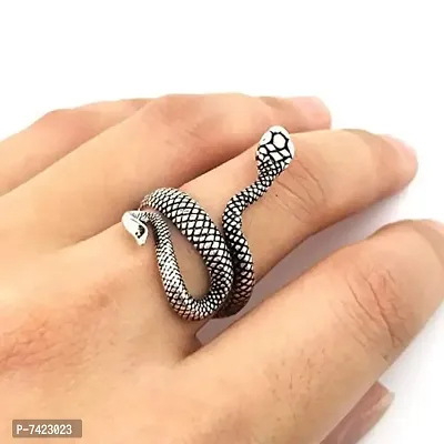 Snake Stainless ring  Steel (Adjustable Snake ring) Ring for Men  Women-thumb2