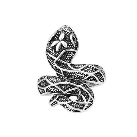 Snake Stainless ring (Adjustable Snake ring) Ring for Men Women