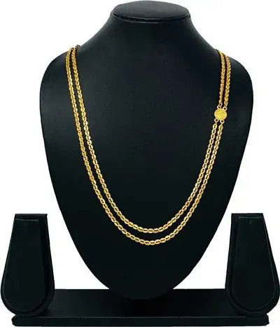 Traditional Gold Plated Pearl Layered Necklaces