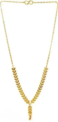 Motif Gold Plated Mangalsutra Combo Deferent Design 18 Inch-thumb2