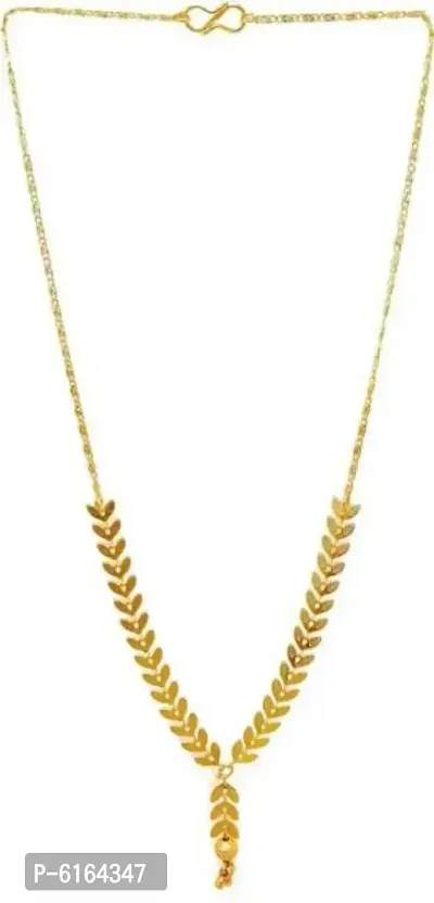 Motif Gold Plated Mangalsutra Combo Deferent Design 18 Inch-thumb3