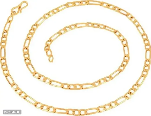 Elegant Statement Sporty Bollywood Style Gold-plated Antic chain Gold-plated Plated Brass Chain 18 inch-thumb3