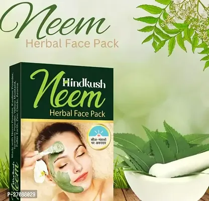 Natural Multani Mitti Powder For Face Pack And Hair Pack With Neem Face Pack Oil Control And Acne Reduction 100G Suits All Skin Types Face Pack