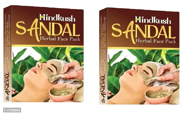 Sandal Face Pack Cooling Agent Moistures To The Skin Remove Dark Spots And Reduces Pigmentation Organic And Herbal Pack Of 2