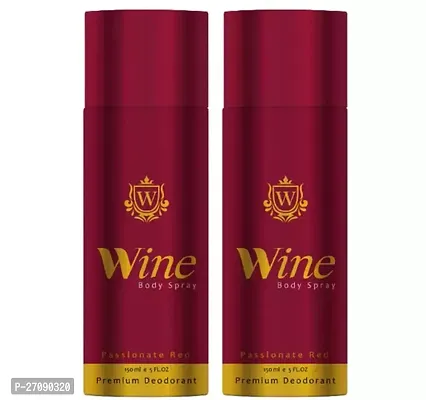 Wine Passionate Red Premium Body Spray Pack Of 2-thumb0