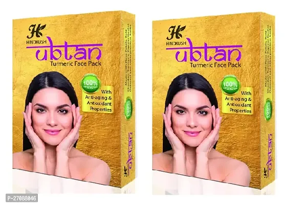 Ubtan Kasturi Haldi Face Pack For Glowing Skin Pack Of 2