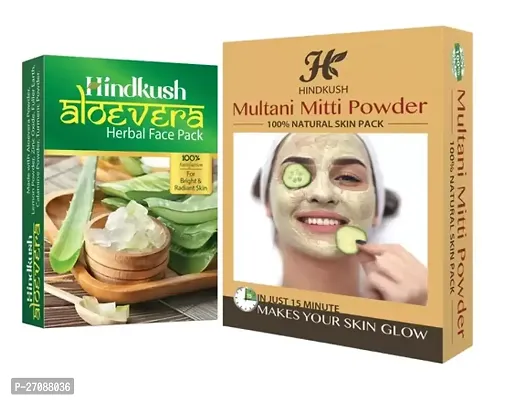 Natural Multani Mitti Powder For Face Pack And Hair Pack With Aloe Vera Face Pack For Bright And Radiant Skin Oil Pack 2