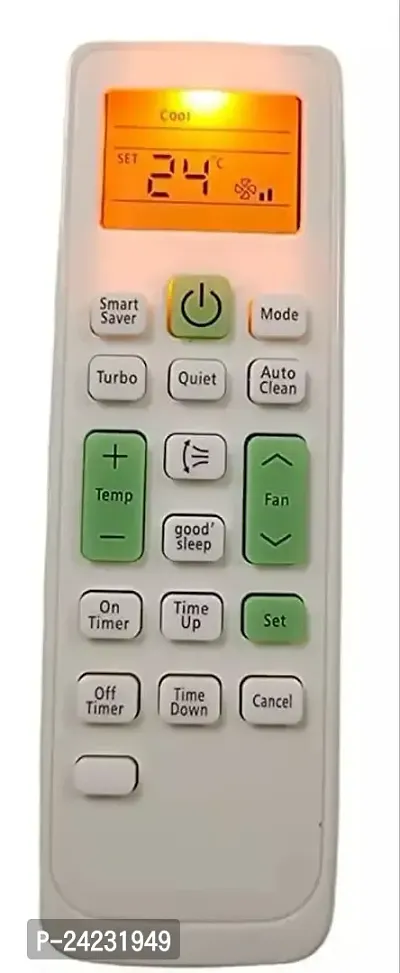 Remote Compatible and Lightweight Design Remote Control for Samsung Split/Window AC (AC 58)(Please Match The Image with Your Old Remote)-thumb0
