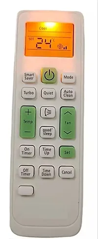 Remote Compatible and Lightweight Design Remote Control for Samsung Split/Window AC (AC 58)(Please Match The Image with Your Old Remote)