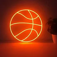 LED Neon Strip Rope Light, Waterproof Outdoor with Adapter for Diwali, Christmas, Home Decoration (Orange, 1 Meter).-thumb2