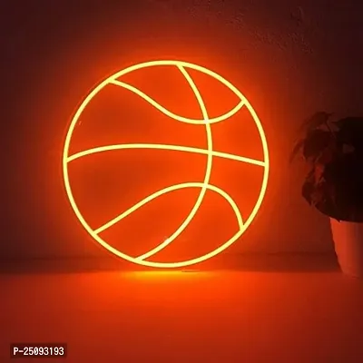 LED Neon Strip Rope Light, Waterproof Outdoor with Adapter for Diwali, Christmas, Home Decoration (Orange, 1 Meter).-thumb3