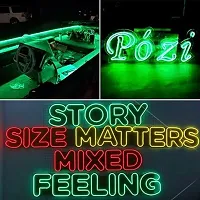 LED Neon Strip Rope Light, Waterproof Outdoor with Adapter for Diwali, Christmas, Home Decoration  (Green, 1 Meter).-thumb1