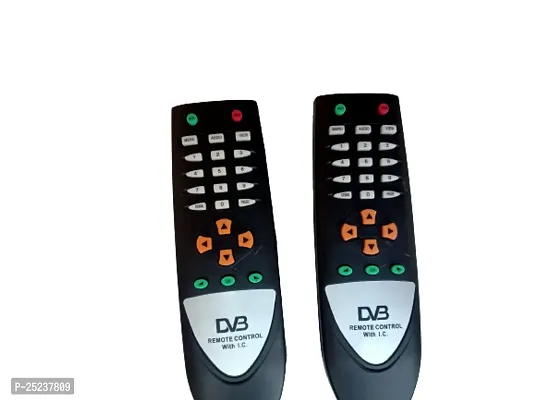 Unbreakable Remote DD Free Dish-DVB DTH Box -Black - Pack of 2.-thumb5