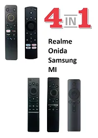 4 in 1 Smart LED TV Remote Control Compatible with Samsung, Real me, Onida  MI Smart LED TVs Without Voice Function (No Mic) Remote Controller-thumb1