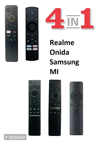 4 in 1 Smart LED TV Remote Control Compatible with Samsung, Real me, Onida  MI Smart LED TVs Without Voice Function (No Mic) Remote Controller-thumb2