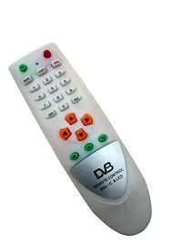 Unbreakable Remote DD Free Dish-DVB DTH Box, (White, Remote) - Pack of 1-thumb1