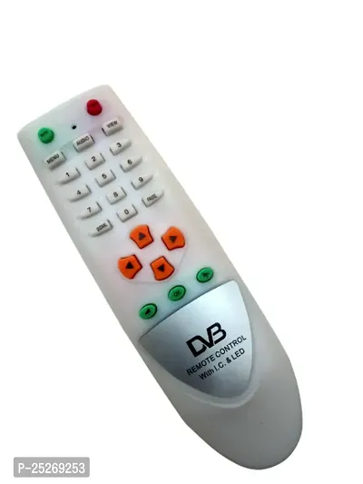 Unbreakable Remote DD Free Dish-DVB DTH Box, (White, Remote) - Pack of 1-thumb2