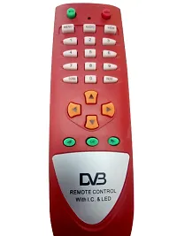 Unbreakable Remote DD Free Dish-DVB DTH Box, (Red, Remote) - Pack of 1-thumb3