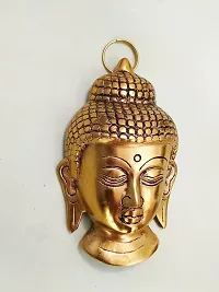 Designer Lord Gautam Buddha Face Religious Idols For Home,Office, Temple Gift Purpose Decorative Showpiece - 15 Cm-thumb2