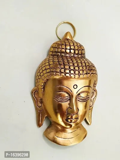 Designer Lord Gautam Buddha Face Religious Idols For Home,Office, Temple Gift Purpose Decorative Showpiece - 15 Cm-thumb3